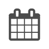 icon dark calendar