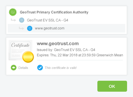 cert details ev
